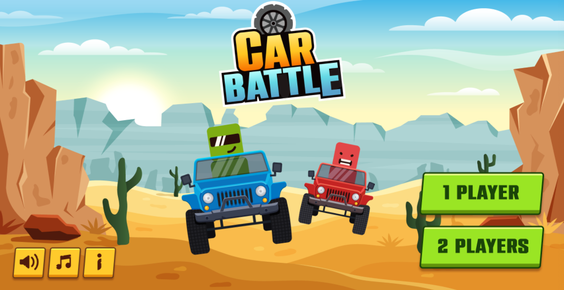 Car Battle Core Gameplay: Arena combat with powerful vehicles